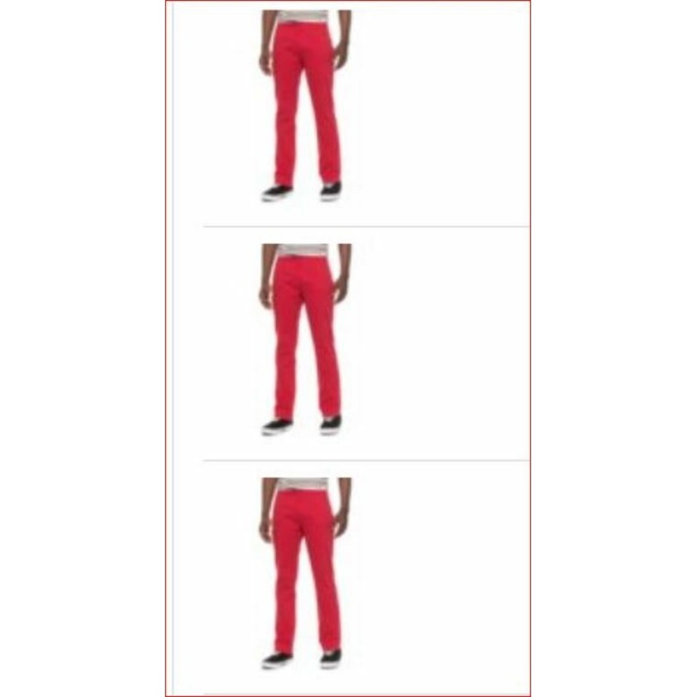 James Campbell men pants JCW2009P BETA-1 red W34 L32 $99